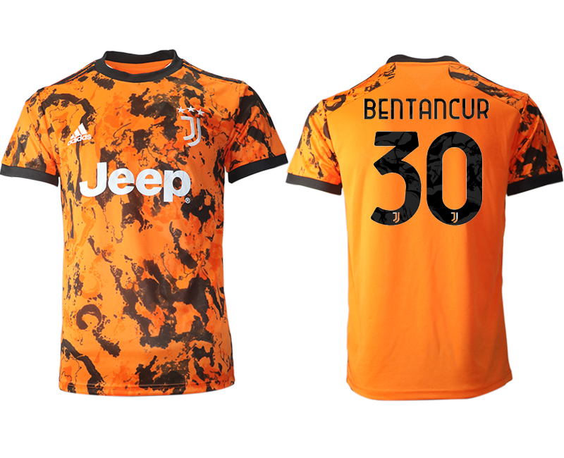 Men 2020-2021 club Juventus Second away aaa version #30 orange Soccer Jerseys->juventus jersey->Soccer Club Jersey